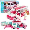 Lean Toys Ambulansinis žaislas ligoninė su gydytoja