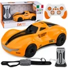 Lean Toys Nuotoliniu būdu valdomas automobilis su gestų valdymu ir garų efektu, oranžinis, 24,2 × 13 × 8 cm