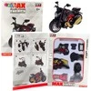 Motocykl Motociklo modelis 1:14 raudonas