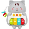 Lean Toys Musical Toy Kitten Piano Educational For Toddlers Melodies Sounds