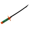 Lean Toys Samurajų Kalavijas su Garsu, Žalia Rankena, 56 cm