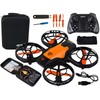 Dronas su nuotolinio valdymo pultu LeanToys, oranžinis