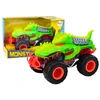 Lean Toys Žalias Dinozauro Formos Visureigis su Šviesomis ir Garsais
