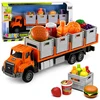Lean Toys Vilkikas su puspriekabe 1:55