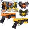 Lean Toys Lazerinių šautuvų rinkinys su infraraudonųjų spindulių taikiniais