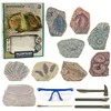 Lean Toys Paleontologijos kasinėjimo rinkinys su tinko bloku ir įrankiais