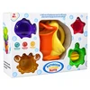 Zabawka Vonios žaislų rinkinys Lean Toys su pelikanu ir priedais, 5 dalys