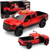 Lean Toys Žaislinis automobilis su šviesos ir garso efektais, raudonas, 34 x 12 x 14 cm