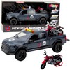 Lean Toys Žaislinis visureigis su motociklu, šviesomis ir garsais, 33.5 cm