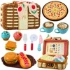 Lean Toys Pikniko rinkinys su pintu krepšiu ir maisto priedais, 33 dalys