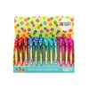 Lean Toys Auksinis ananaso formos rašiklis su mėlynu užpildu, 0.7 mm