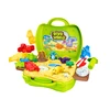Lean Toys Dinozaurų pasaulio modelinas lagamine