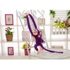 Lean Toys Pliušinis žaislas - violetinė beždžionė su mažyliu, 90 cm