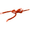 Lean Toys Pliušinis žaislas - beždžionėlė su garsu, 80 cm
