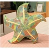 Lean Toys Pliušinis žaislas/pagalvė - žalia jūrų žvaigždė, 45 cm