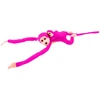 Lean Toys Pliušinis žaislas - rožinė beždžionėlė su garsu, 70 cm
