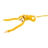 Lean Toys Pliušinis žaislas - geltona beždžionė su mažyliu, 70 cm
