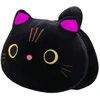 Lean Toys Pliušinis žaislas/pagalvė - juodas katinas, 18 cm