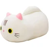 Lean Toys Pliušinis žaislas - katinas su minkšta uodega, baltas, 40 cm