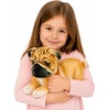 Lean Toys Pliušinis žaislas - mopsas, 25 cm