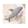 Lean Toys Pliušinis ryklio žaislas 50 cm pilkas