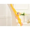 Lean Toys Pliušinis žaislas - geltona beždžionėlė su garsu, 80 cm