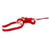 Lean Toys Pliušinis žaislas - raudona beždžionė su mažyliu, 70 cm