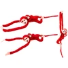 Lean Toys Pliušinis žaislas - raudona beždžionė su mažyliu, 70 cm