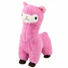 Lean Toys Pliušinis žaislas alpaka, rožinis su rudais akcentais, 38 × 26 × 15 cm