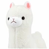 Lean Toys Pliušinė alpaka, balta su rudais akcentais, 38 × 26 × 15 cm