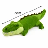 Lean Toys Pliušinis krokodilas, žalias, 70 × 25 × 25 cm