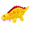 Lean Toys Pliušinis dinozauras pieštukinė su pakabuku (34x16x8 cm)