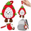 Lean Toys Pluszowy Pakabutis Smoczy Owoc Pitaya Maskotka Z Karabińczykiem 12 cm