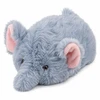 Lean Toys Pliušinis žaislas dramblys, pilkas ir rožinis, 18 × 10 × 9 cm