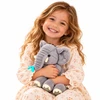Lean Toys Pluszowy Słonik Z Koroną Przytulanka Maskotka Miękki Pilka 26 cm