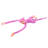 Lean Toys Pliušinė Beždžionė su Garsu, Rožinė, 80 cm