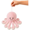 Lean Toys Pliušinis aštuonkojis su tampriais čiuptuvais, rožinis, 16 x 10 x 10 cm