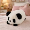 Lean Toys Pliušinis žaislas panda, juoda ir balta, 16 × 10 × 9 cm