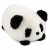 Lean Toys Pliušinis žaislas panda, juoda ir balta, 16 × 10 × 9 cm