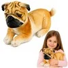 Lean Toys Pliušinis mopsas, 25 cm