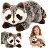 Lean Toys Pluszowy Szop Maskotka Przytulanka Zwierzątko Ruda Pilka 41 cm
