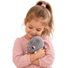 Lean Toys Pliušinis žaislas žiurkė su ilga uodega, pilkas, 40 x 12 x 12 cm