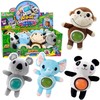 Lean Toys Spaudžiamas žaislas su vandens rutuliukais pilve, 17 cm