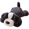 Lean Toys Pliušinis žaislas - tamsiai pilkas šuo, 30 cm