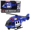 Lean Toys Policijos sraigtasparnis su kranu ir šviesos bei garso efektais, 21.5x9x8.5 cm