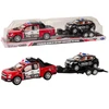 Lean Toys Žaislinis policijos visureigis su priekaba