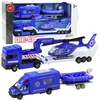 Lean Toys Policijos gelbėjimo transporto priemonių rinkinys