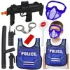 Lean Toys Policijos rinkinys (mėlyna, juoda)