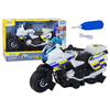 Lean Toys Policijos motociklas su šviesomis ir garsais vaikams