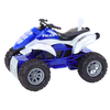 Lean Toys Policijos keturratis su priekaba ir motorine valtimi